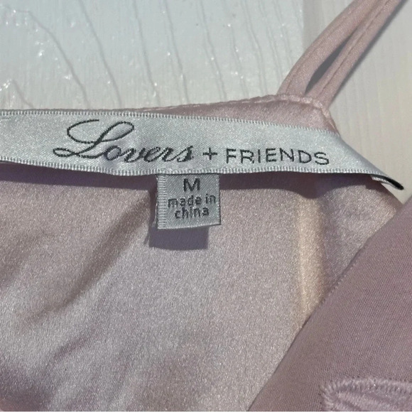 Lovers + Friends Wishful Dress in Nude Pink size Medium Revolve Mini Wedding - Picture 4 of 4